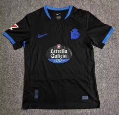 (S-4XL) 2026-2027  Deportivo La Coruña Away Black Thailand Soccer Jersey AAA-8025