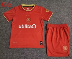 26-27 Middlesbrough Home Red Kids/Youth Soccer Uniform-7809