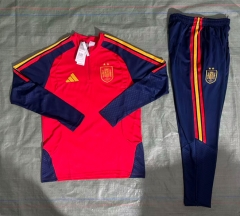 26-27 Spain 2-Star Red Thailand Soccer Tracksuit-4627