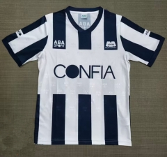 (s-3xl)Retro Version 93-94 Monterrey Home Blue&White LS Thailand Soccer Jersey AAA-9755