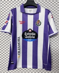 (S-4XL)26-27 Real Valladolid Home Purple&White  Thailand Soccer Jersey AAA-2044