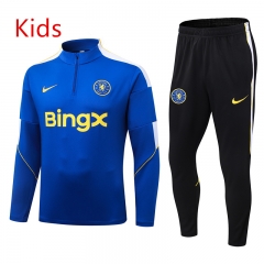 26-27 Chelsea Blue Kids/Youth Soccer Tracksuit-411