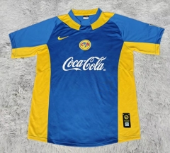 Retro Version 05-06 Club América Away Blue Thailand Soccer Jersey AAA-9755