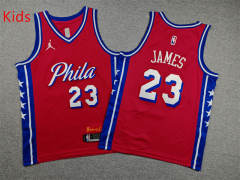 Philadelphia 76ers Red #23 Kids/Youth NBA Jersey-1380