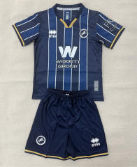 26-27 Millwall Home Royal Blue Soccer Uniform-AY