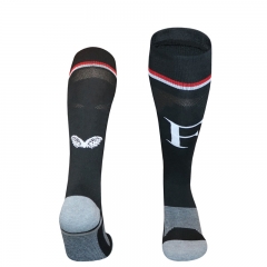 26-27 Feyenoord Rotterdam Home Black Soccer Socks-4539