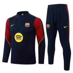 26-27 Barcelona Royal Blue Thailand Soccer Tracksuit-815