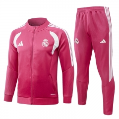 26-27 Real Madrid Pink Thailand Soccer Jacket Uniform-815