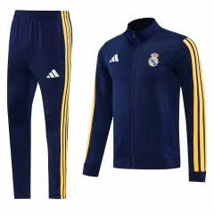 26-27 Real Madrid Royal Blue Thailand Soccer Jacket Uniform-LH