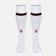 26-27 Aberdeen Home White kids/Youth Soccer Socks-4539