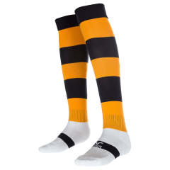 26-27 Hull City Home Orange/Black Kids/Youth Soccer Socks-4539