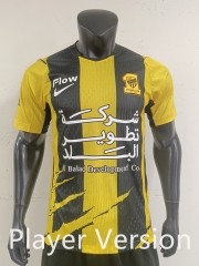 Player Version 2026-2027 Al-Ittihad Home Yellow/Black Thailand Soccer Jersey AAA-0871