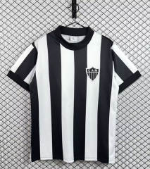 Retro Version  1971 Atlético Mineiro Home Black/White Thailand Soccer Jersey AAA-3257