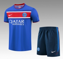 26-27 Paris Blue Thailand Soccer Uniform-418