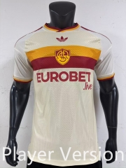 Player Version 26-27 Roma Away Beige  Thailand Soccer Jersey AAA-0871