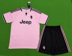 Without Brand Logo(S-3XL)2026-2027 Juventus Away Pink Soccer Uniform-9031