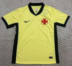 (S-4XL) 26-27 CR Vasco da Gama 2nd Away Yellow Thailand Soccer Jersey AAA-0440