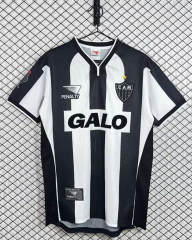Retro Version 2000 Atlético Mineiro Home Black&White Thailand Soccer Jersey AAA-3257