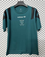 (S-4XL) 26-27 EQT Version Liverpool Green Thailand Soccer Jersey AAA-2044