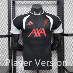 Player version 26-27 Liverpool Black  Thailand Soccer Training Jersey AAA-888