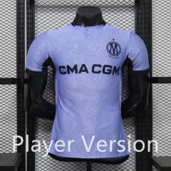 Player Version 26-27 Olympique de Marseille 2nd Away Purple Thailand Sccer Jersey AAA-888