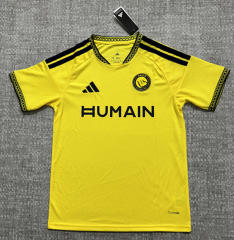(S-4XL)26-27 Al-Nassr FC Home Yellow Thailand Soccer Jersey AAA-4506