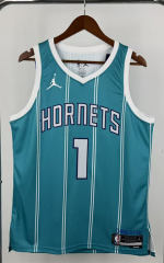 Charlotte Hornets Blue #1 NBA Jersey-311