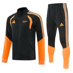 26-27 Arsenal Black Thailand Soccer Jacket Uniform-4627