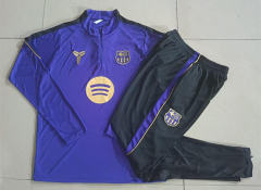 26-27 Barcelona Purple  Thailand Soccer Tracksuit-815