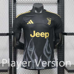 (S-3XL) Player Version 26-27 Juventus 2nd Away Black Thailand Soccer Jersey AAA-888