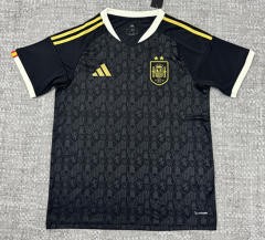 2 Stars 26-27 Special Version Spain Black Thailand Soccer Jersey AAA-4506
