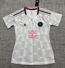 26-27 Inter Miami CF 2nd Away White Women Thailand Soccer Jersey AAA-4506