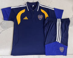 26-27 Boca Juniors Royal Blue Thailand Polo Uniform-815