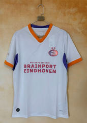 (S-4XL) 26-27 PSV Eindhoven Away White Thailand Soccer Jersey AAA-2315