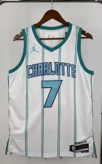 Charlotte Hornets Home White #7 NBA Jersey-311