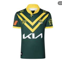 (S-5XL) 2026 World Cup Australia Green Thailand Rugby Shirt
