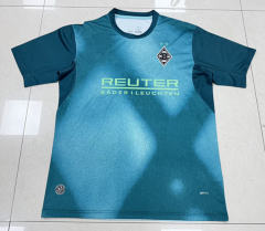 (S-4XL) 26-27 Borussia Mönchengladbach 2nd Away Green Thailand Soccer Jersey AAA-6032