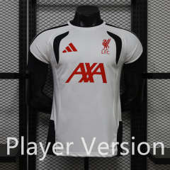 (S-3XL) Player Version 26-27 Liverpool White Thailand Training Soccer Jersey AAA-888