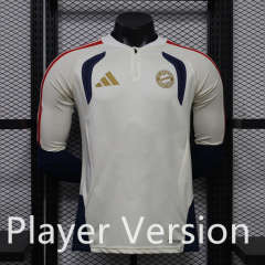 (S-3XL) Player Version 26-27 Bayern München Beige LS Thailand Soccer Tracksuit Top-888