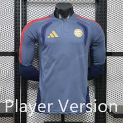 (S-3XL) Player Version 26-27 Bayern München Royal Blue LS Thailand Soccer Tracksuit Top-888