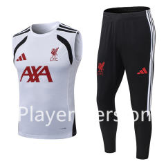 (S-3XL) Player Version 26-27 Liverpool White Thailand Soccer Vest Uniform-9926