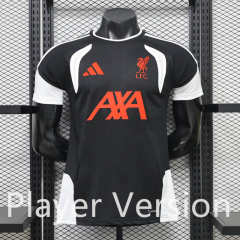 (S-3XL) Player Version 26-27 Liverpool Black Thailand Training Soccer Jersey AAA-888
