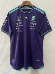 (S-5XL) 2026 Mercedes Purple Formula One Racing Suit