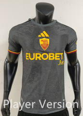 Player Version 26-27 Roma 2nd Away Black Thailand Soccer Jersey AAA-888