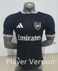 26-27 Arsenal Goalkeeper Black Thailand Soccer Jersey AAA-9809