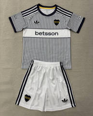 26-27 Boca Juniors Away White&Black Soccer Uniform-AY