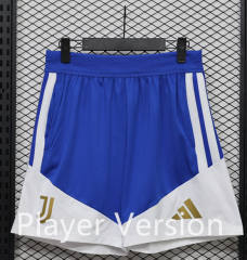 (S-3XL) Player Version 26-27 Juventus Blue Thailand Soccer Shorts-888