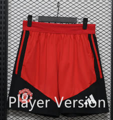 (S-3XL) Player Version 26-27 Manchester United Red Thailand Soccer Shorts-888