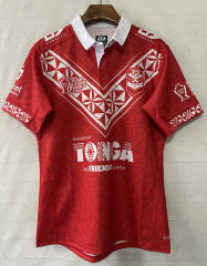(S-5XL) 2026 Tonga Home Red Thailand Rugby Shirt