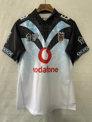 (S-5XL) 2026 Fiji Away Blue&Black Thailand Rugby Shirt